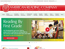 Tablet Screenshot of americanreading.com